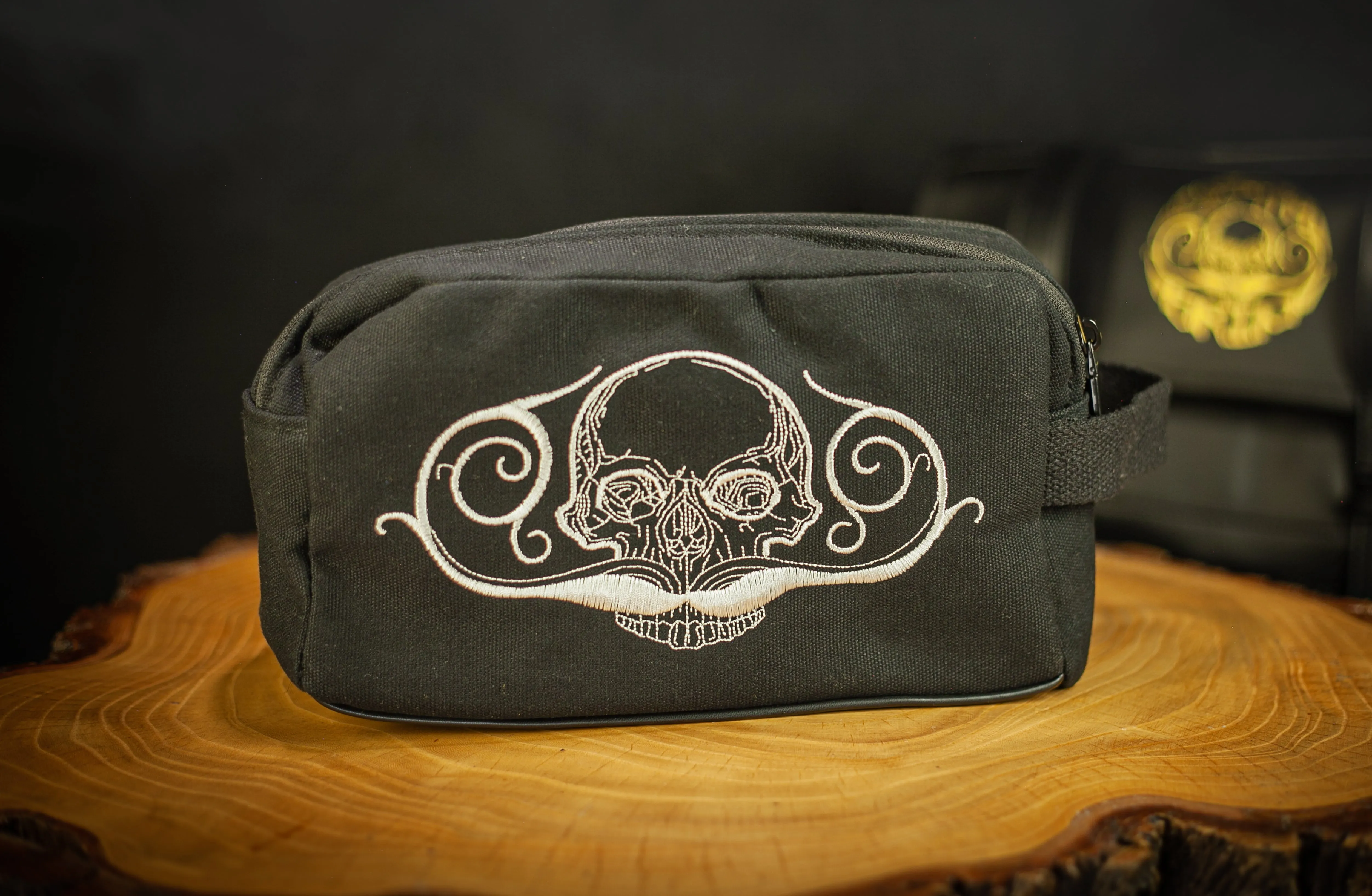 Small Death Grip Men's Grooming Mustache & Beard Travel Kit Bag (5 Counts)